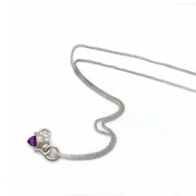 Amethyst & Silver Pendant - "Amethyst Amphora"