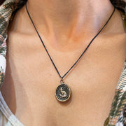 Bronze & Sterling Silver Fox Talisman Necklace - "Trust in Yourself"