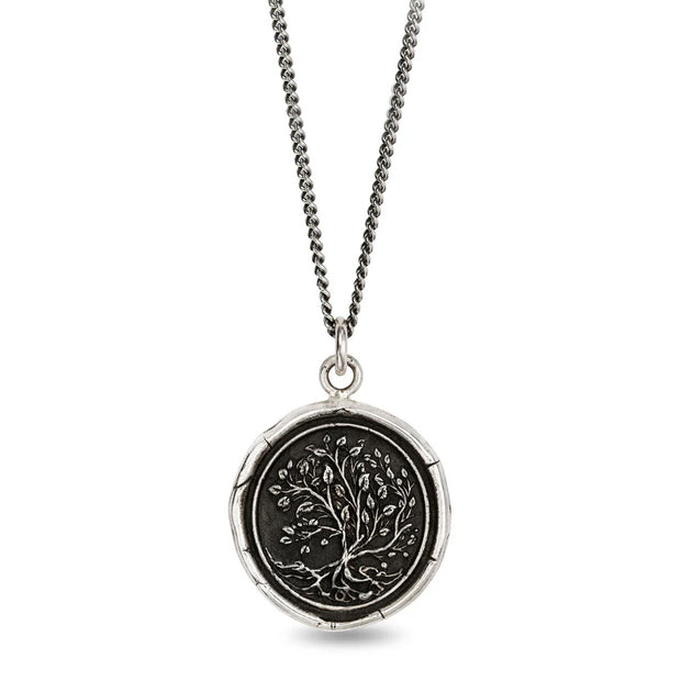 Sterling Silver Tree Talisman Necklace - "Tree of Life"