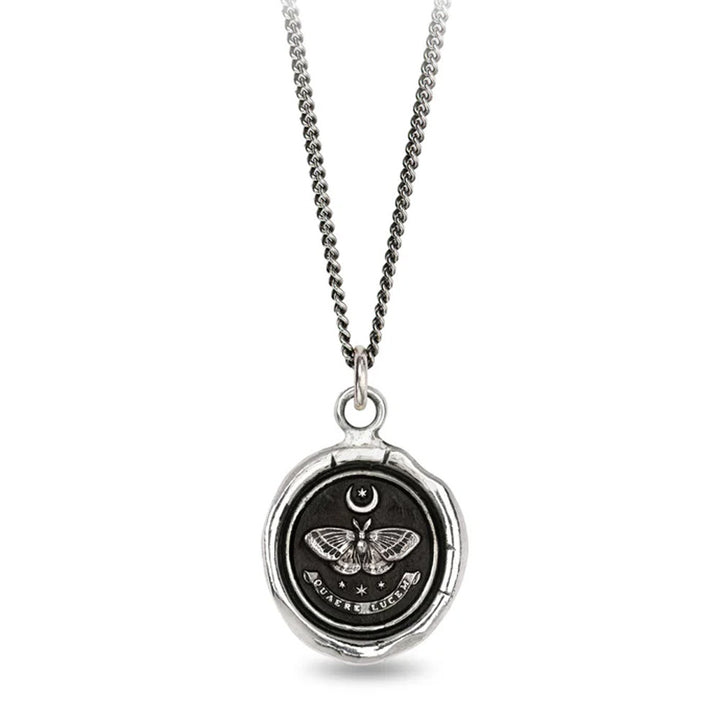 Sterling Silver Talisman Necklace - "Seek the Light"