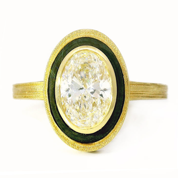 Oval Lab Grown Diamond Engagement Ring - "Paramount Solitaire"