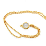 Gold Vermeil & Moonstone Accented Necklace