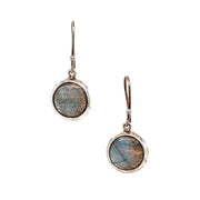 Sterling Silver Labradorite Earrings - "Twilight Drift"