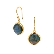 Gold Vermeil & Kite Labradorite Earrings