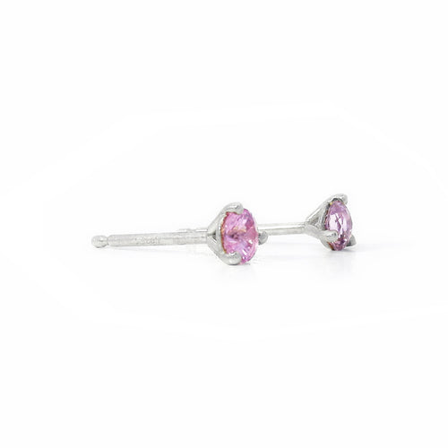 Montana Sapphire & Sterling Silver Earrings - "Blossom"