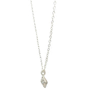 Diamond & Sterling Silver Necklace - "Night Charm"