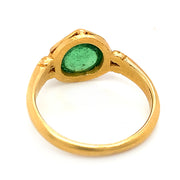 Yellow Gold & Tsavorite Garnet Ring - "Wicklow"