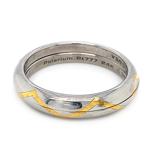 Polarium and 24KY Gold Ring- "Inner Secrets"