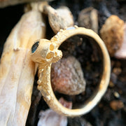 Montana Sapphire and Diamond Yellow Gold Ring - "Lost Treasure"