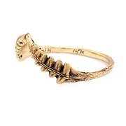 14K Yellow Gold Ring - "Lady Fern"