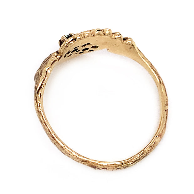 14K Yellow Gold and Diamond Ring - "Fernfinity"