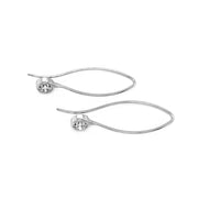 Diamond & White Gold Earrings - "Baby Comets"