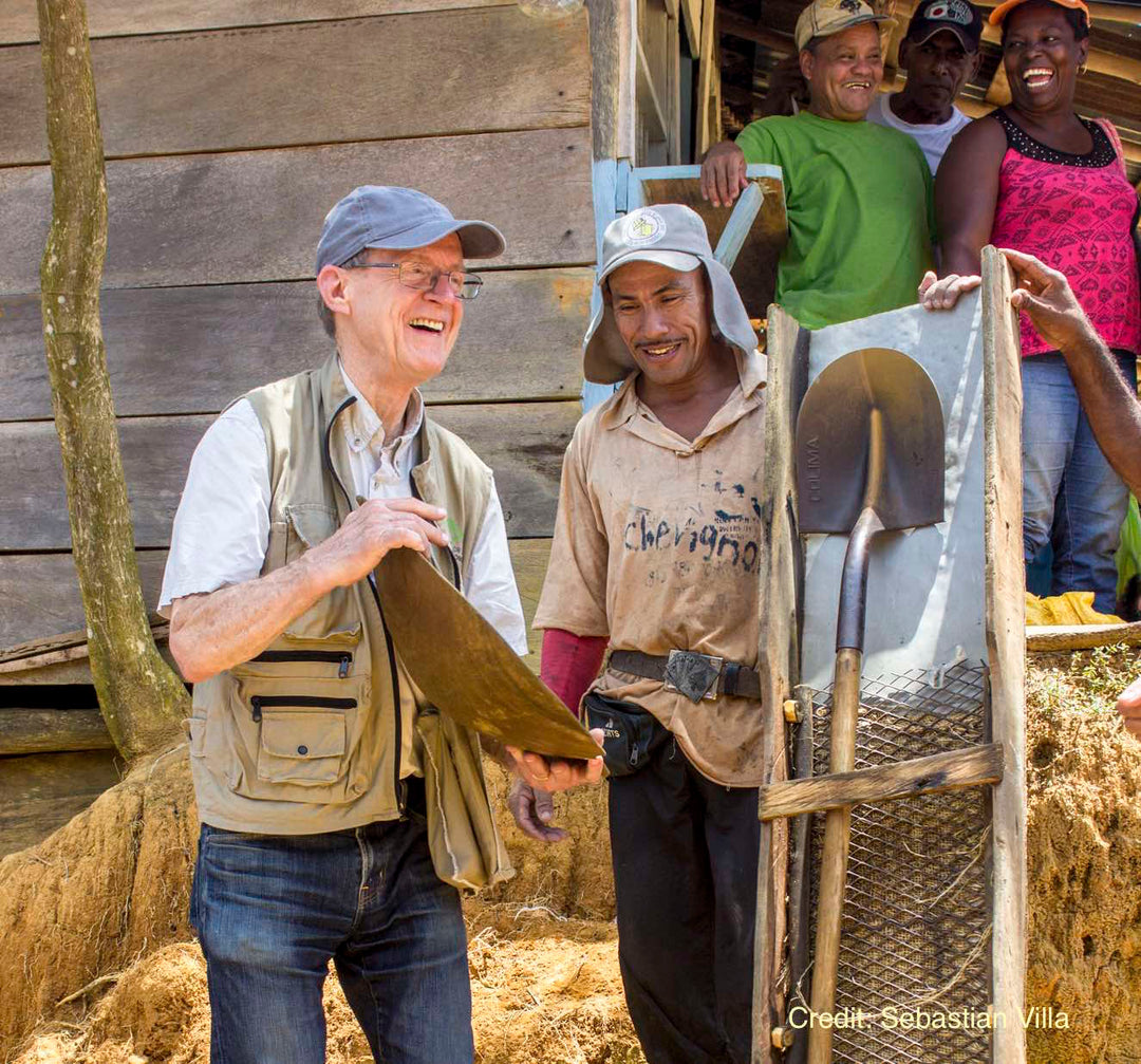 Toby Pomeroy advocating for Mercury-Free Mining in artisanal communities