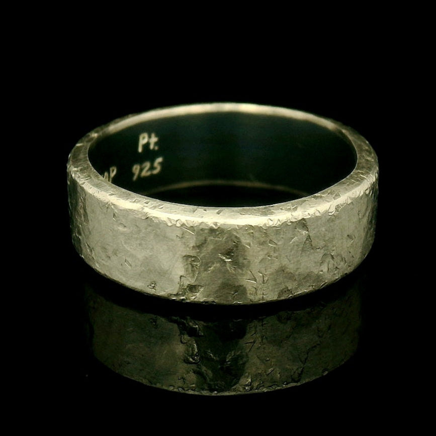 Platinum & Sterling Silver Band - "Stillwater"