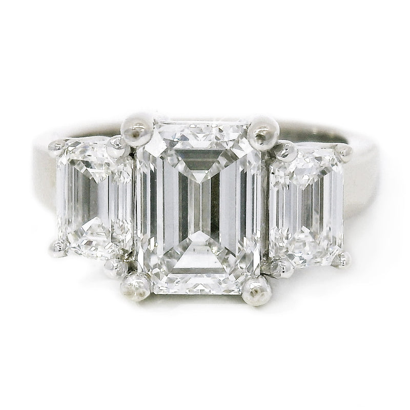 Estate Lab Grown Diamond & White Gold Ring - "Auda"