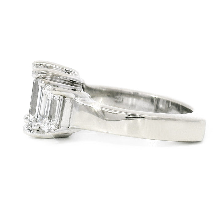 Estate Lab Grown Diamond & White Gold Ring - "Auda"