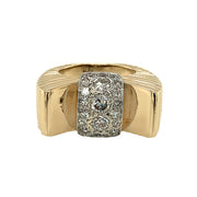 Diamond & Gold Vintage Ring- "Modern Love"