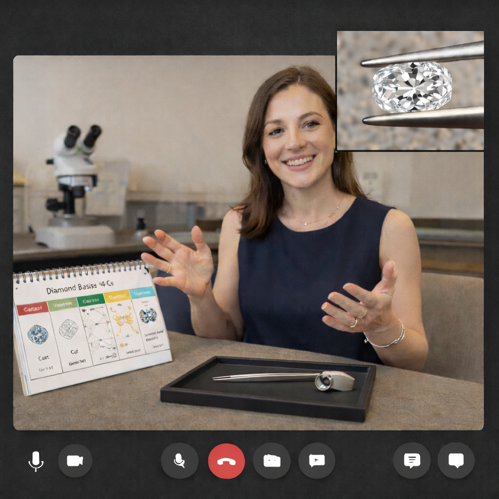 Virtual Professional Diamond Consultation