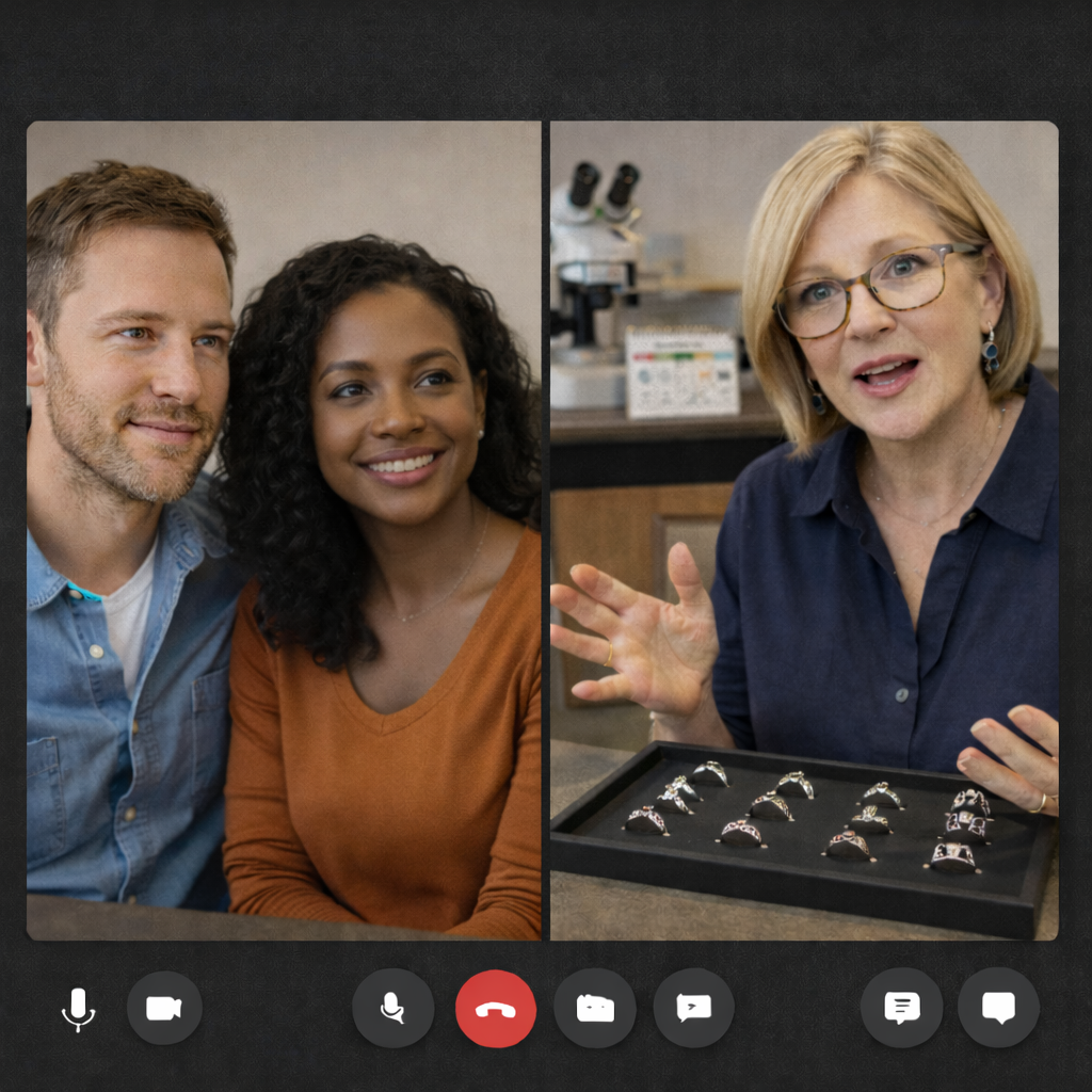 Virtual One-on-One No-Pressure Engagement Ring Discovery