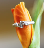 White Gold and Diamond Ring - "CALLX"