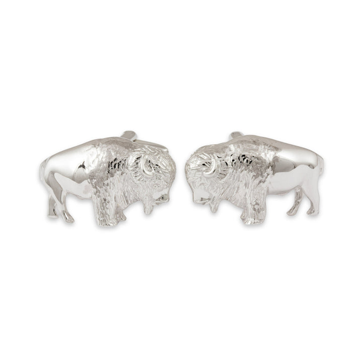 Sterling Silver Cufflinks - "Bison"