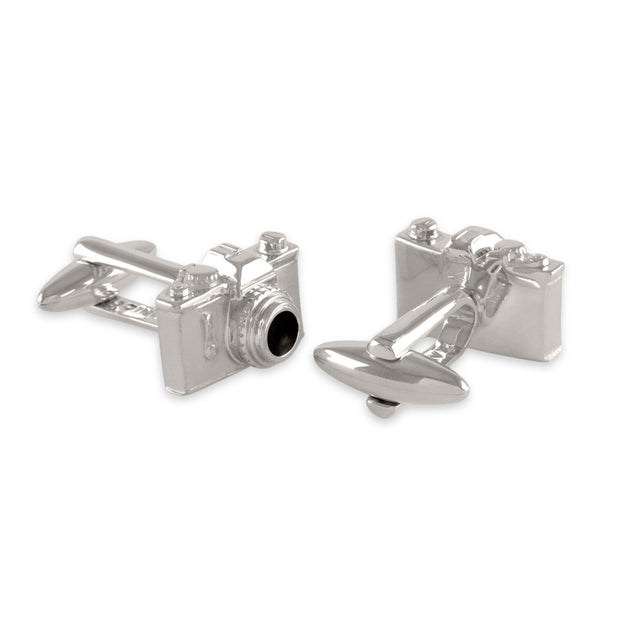 Sterling Silver Cufflinks - "Camera"