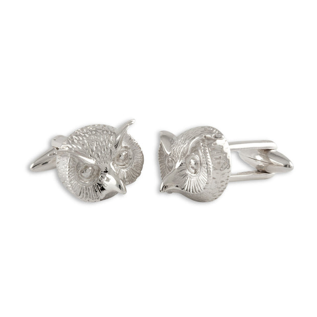 Sterling Silver Cufflinks - "Owl"