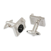 Sterling Silver Cufflinks - "Turntable"