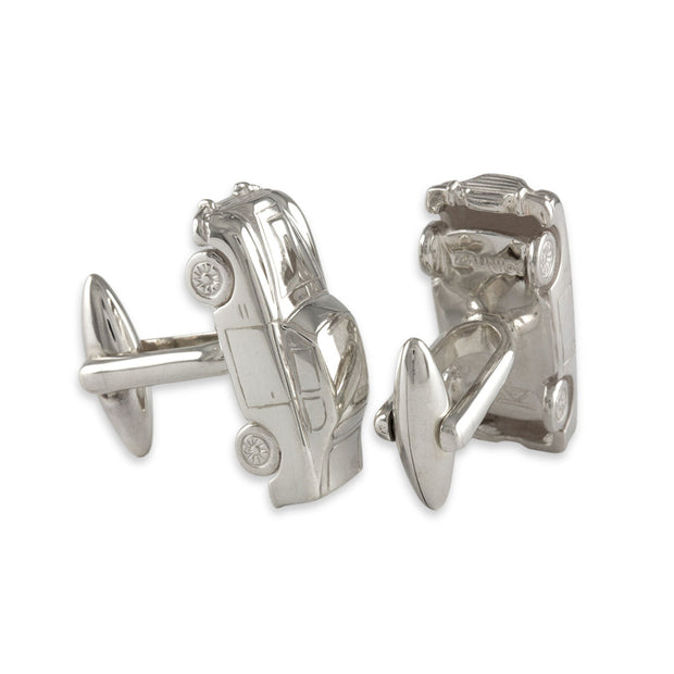 Sterling Silver Cufflinks - "Vintage Car"