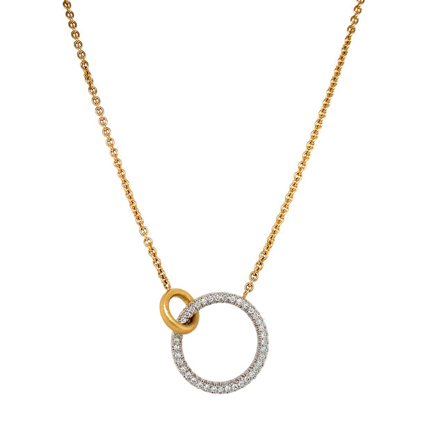 Diamond and Gold Necklace - "Unity"