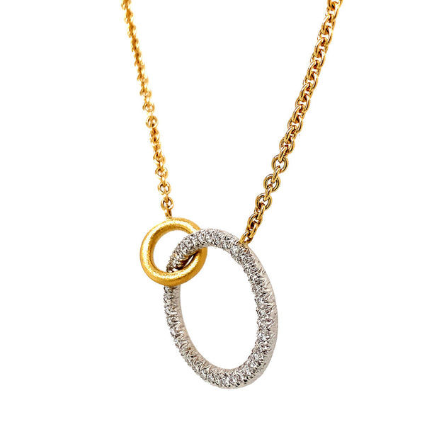 Diamond & Gold Necklace - "Unity"