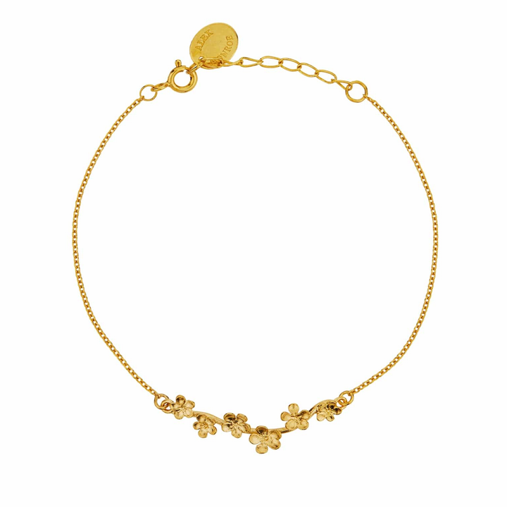 Gold Vermeil Bracelet - "Forget-Me-Not"