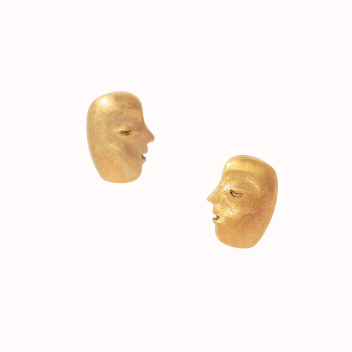 Rose Gold Stud Earrings - "The Big Sleep"