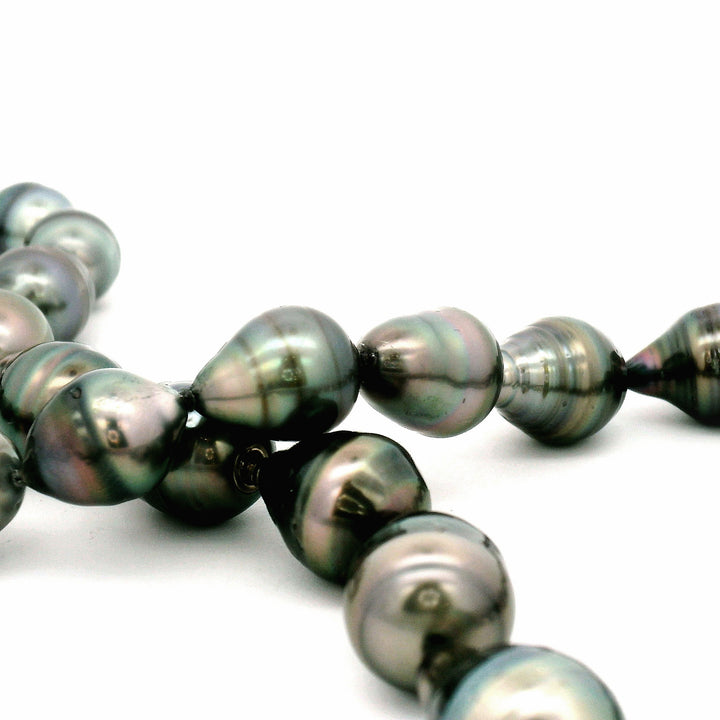 Tahitian Pearl Necklace with Hidden Vario Clasp - "Siren"