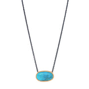 One-of-a-Kind Bisbee Turquoise Necklace - "Kintsugi"