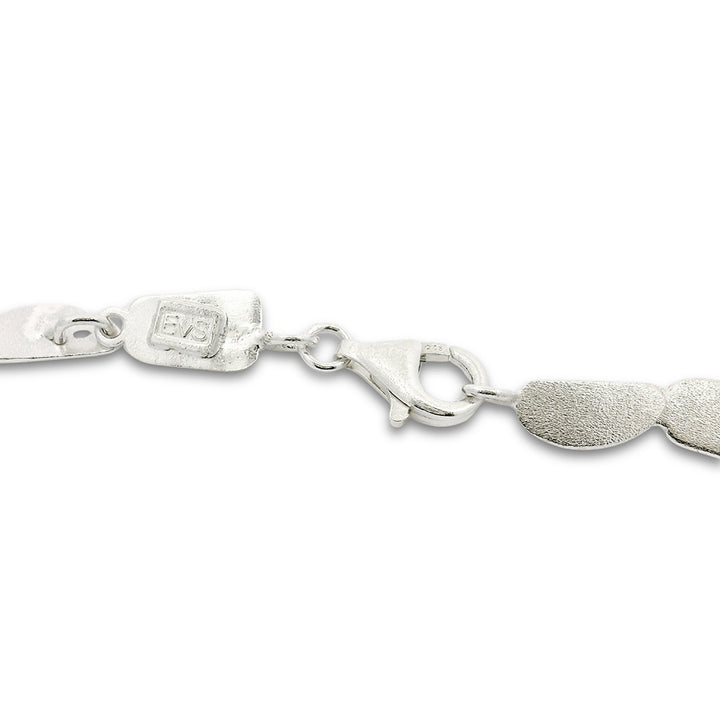 Sterling Silver Geometric Necklace - "Sand"