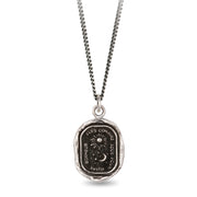 Sterling Silver Sun, Moon, & Stars Talisman Necklace - "Everything For You"