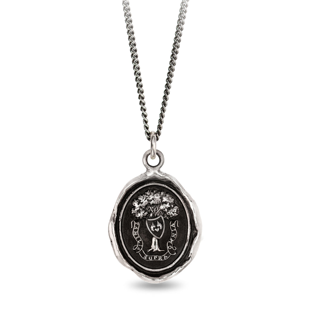 Family Above All oak tree talisman necklace by Pyrrha