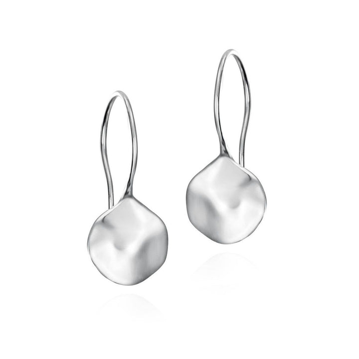 Sterling Silver Drop Earrings - "Aqua"