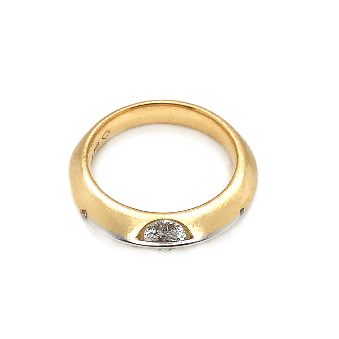 Free-Moving Diamond Ring - "Liberté Arcana"