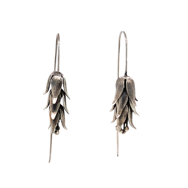 Sterling Silver Drop Earrings - "Akasaya"