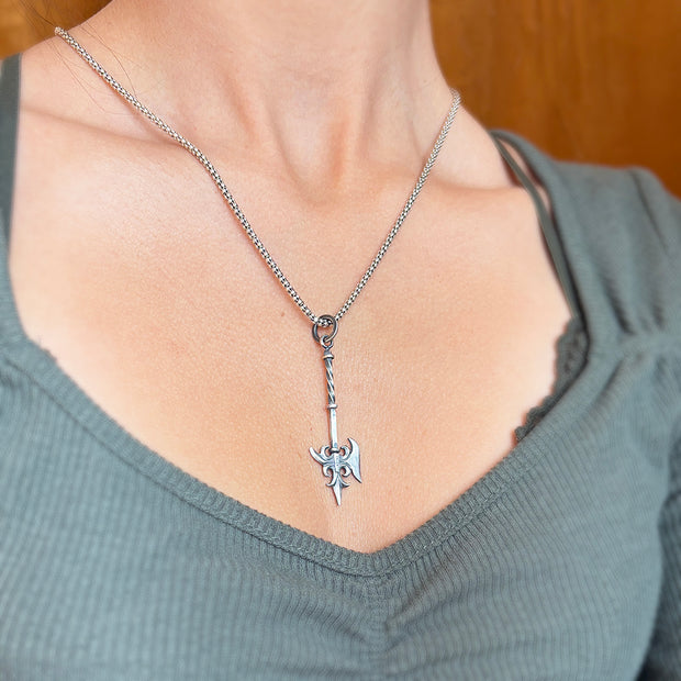 Sterling Silver Pendant - "Battle Axe"