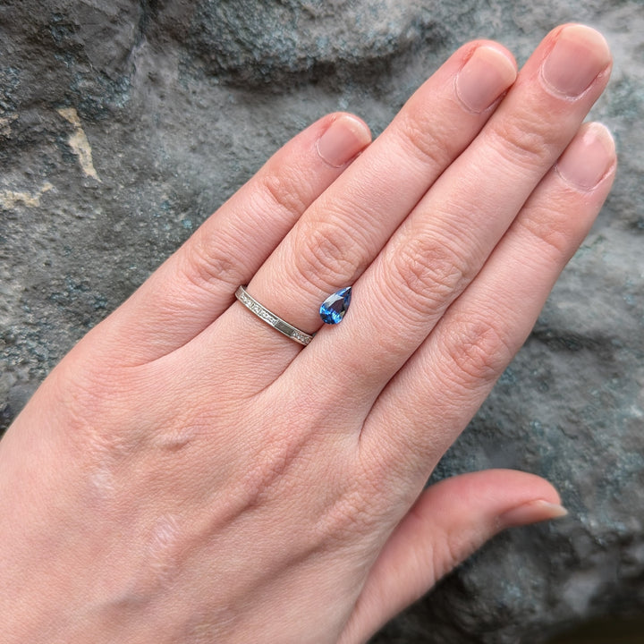 Yogo Sapphire, 0.80ct - "Montana Tear"