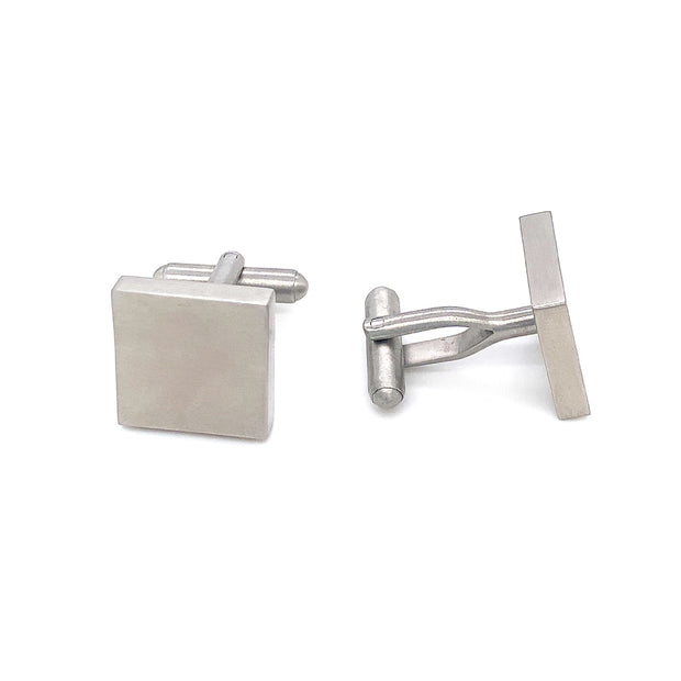 Stainless Steel Cufflinks - "Square"