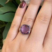 Sterling Silver Amethyst Ring - "Berry Lovely"