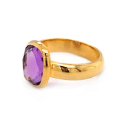 Gold Vermeil & Amethyst Ring - "Wisteria"