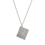 Sterling Silver Necklace - "Sweetpea Seed Packet"