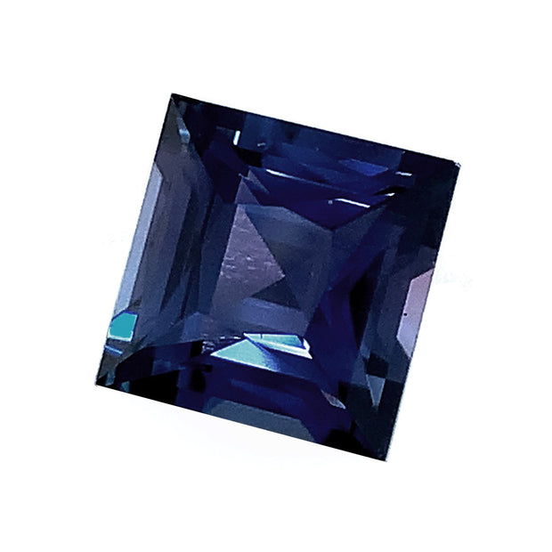 Yogo Sapphire, Square-cut 0.80ct - "Night Sky"