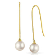 Akoya Pearl Earrings - "Stately Grace"