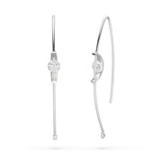 Liberté Diamond V-Drop Earrings